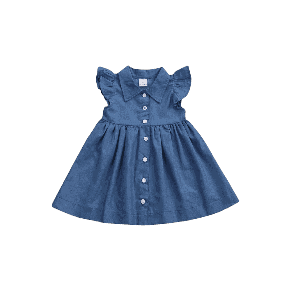 Girls Denim Dress - Casual